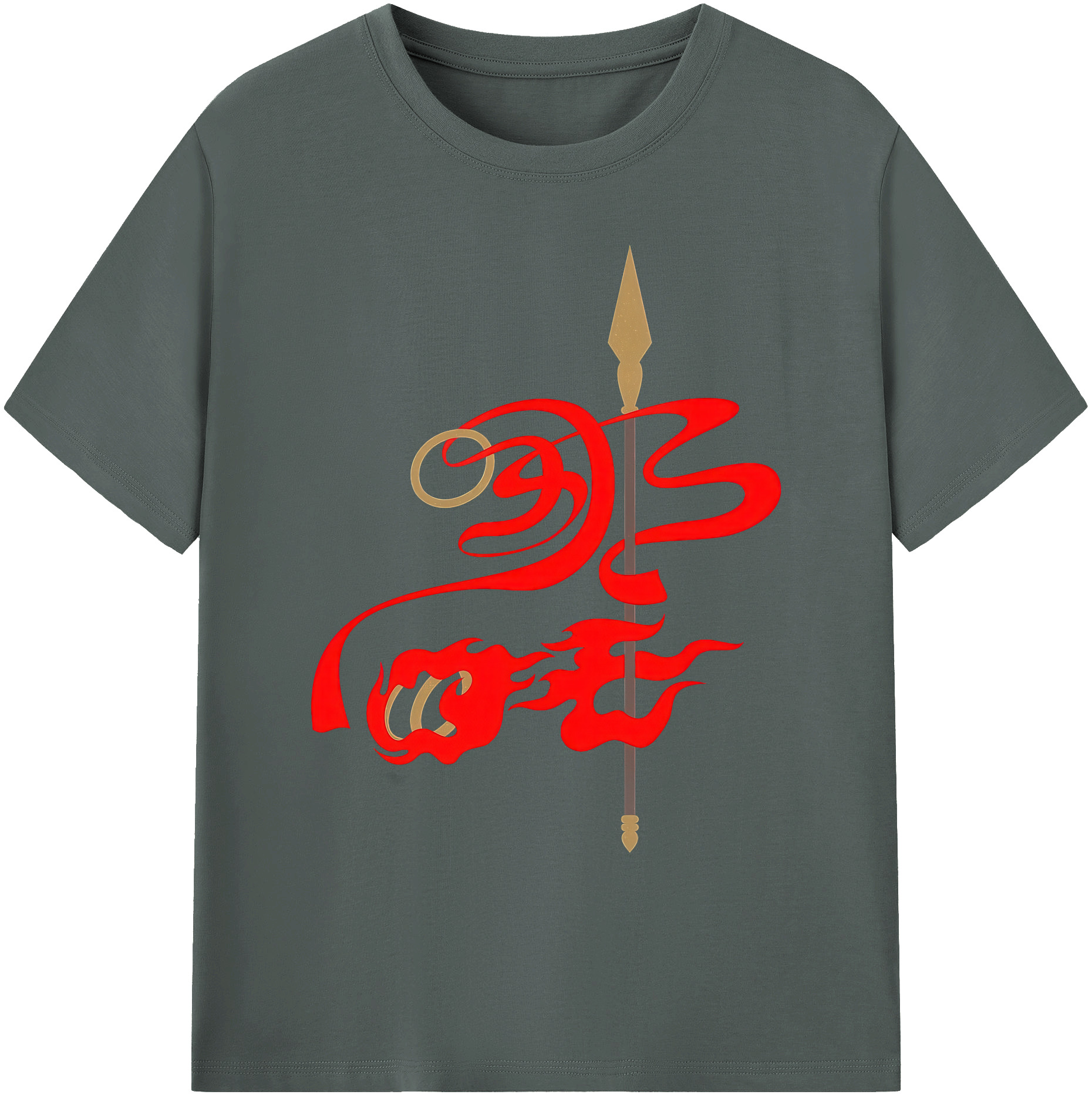 （画像用） Ne Zha 2 ナタ 魔童の大暴れ 綿100％ メンズ半袖Tシャツ｜肌触りやわらか＆通気性